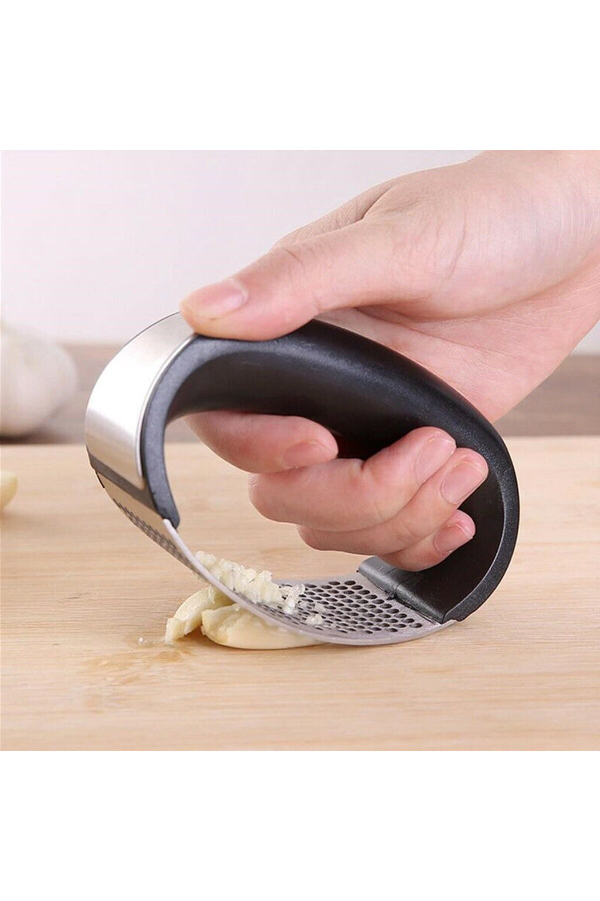 Ok Aksesuar Yeni Sarımsak Ezici Paslanmaz Çelik Garlic Press Go50604122840