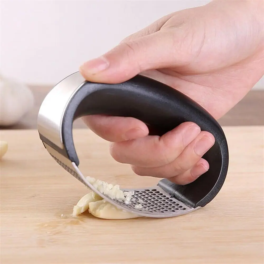 Yeni Sarımsak Ezici Paslanmaz Çelik Garlic Press (4741)