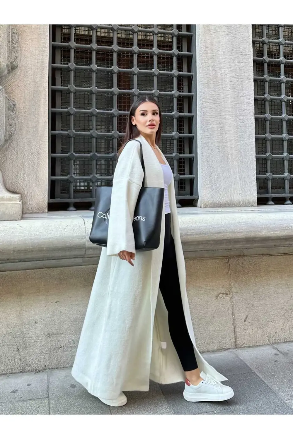 Yeni sezon kışlık triko üzün maxi hırka Yumuşak sakal yün ip Alha