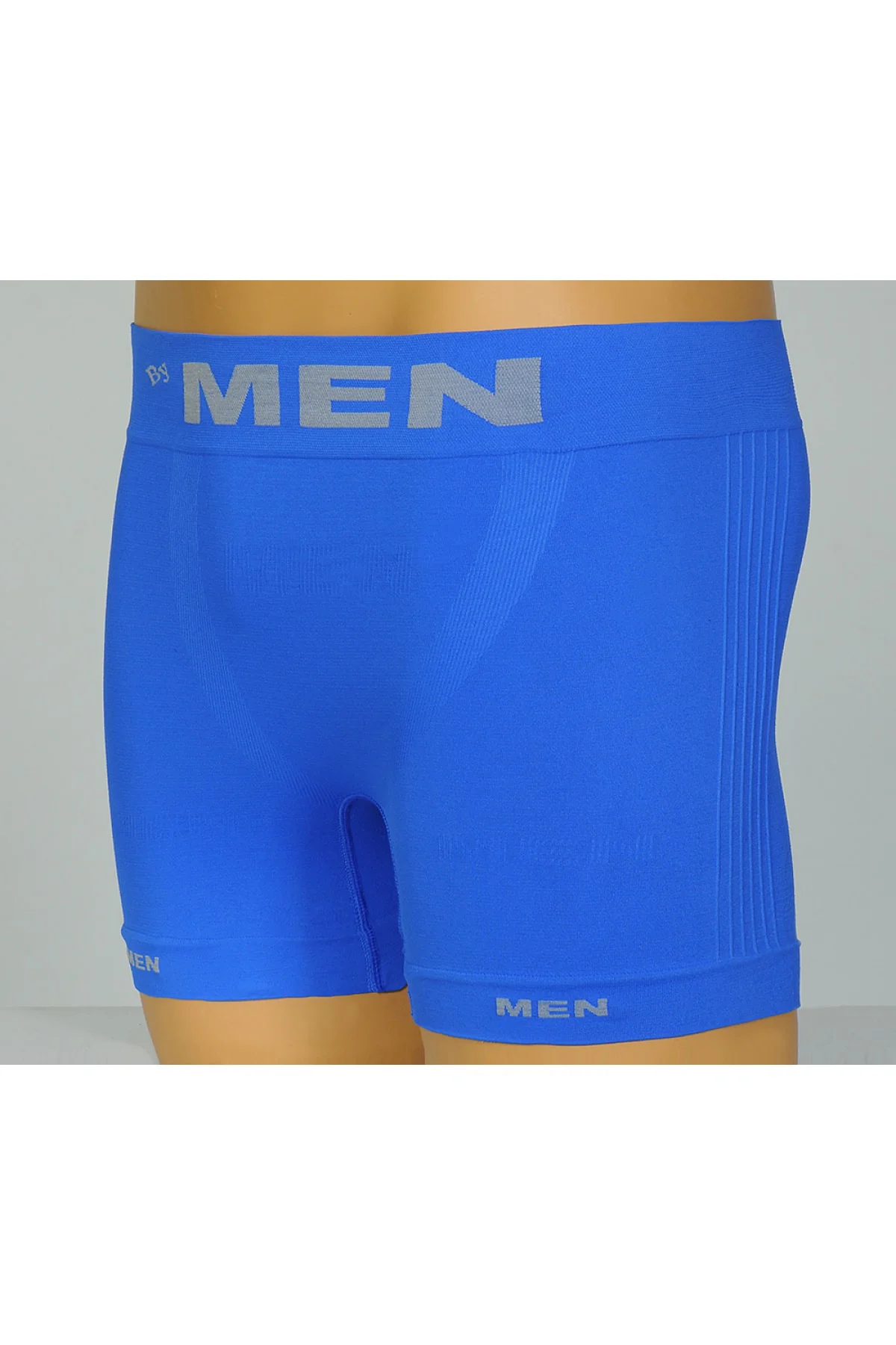 Yeni Sezon Likralı Renk Seçenekli Erkek Boxer Modelleri Mavi 9005