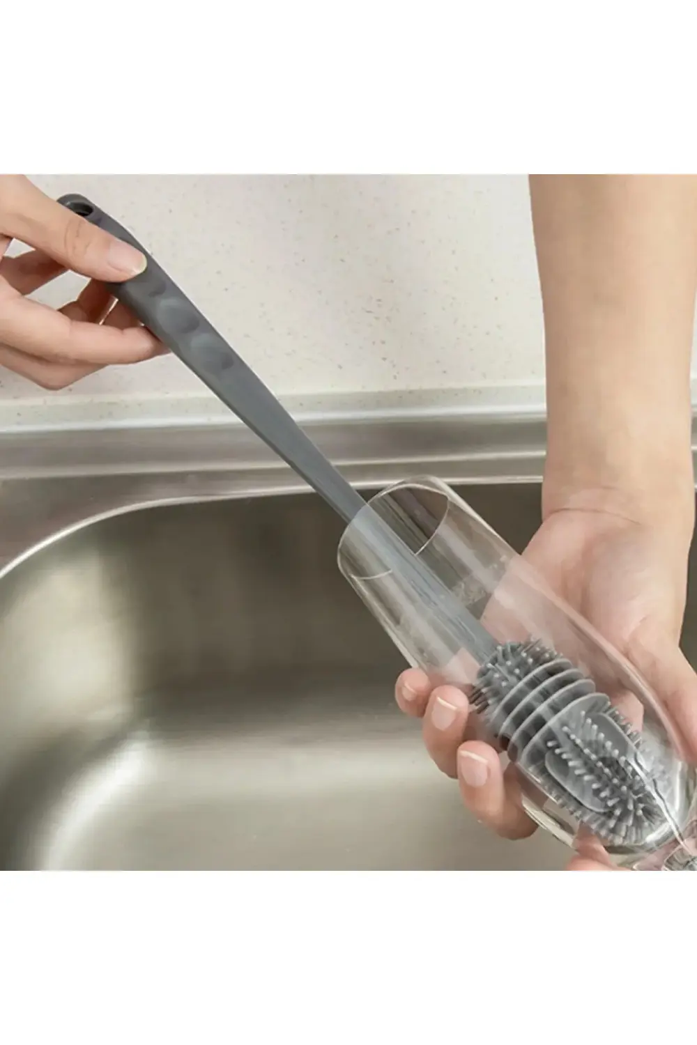 Yeni Sezon Silikon Uzun Saplı Bardak Biberon Termos Matara Kavano