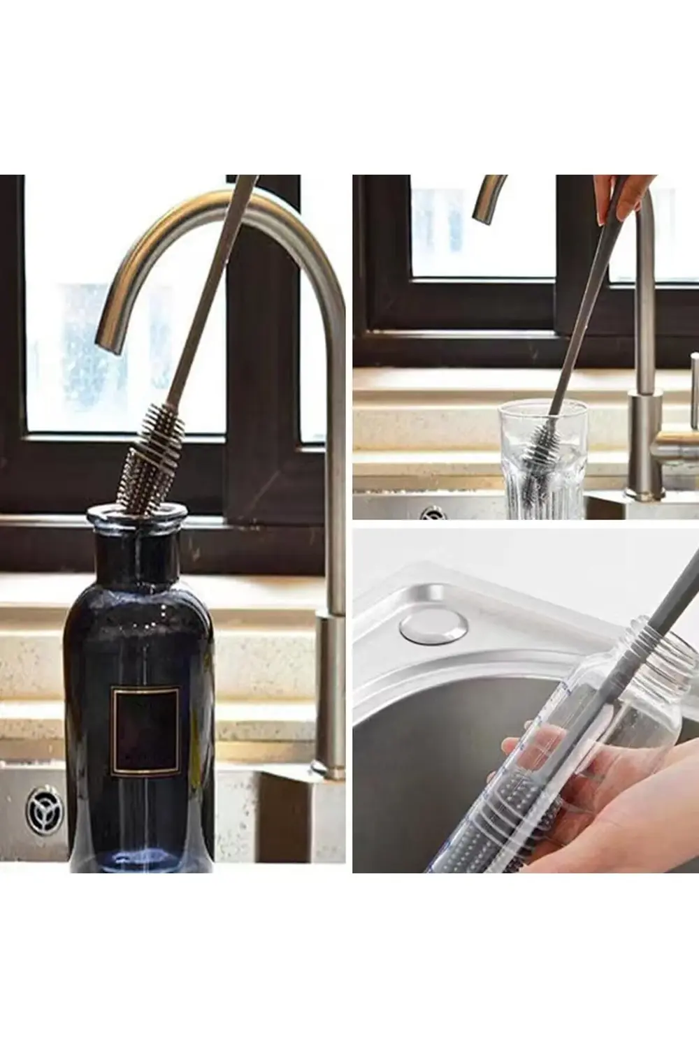 Yeni Sezon Silikon Uzun Saplı Bardak Biberon Termos Matara Kavano