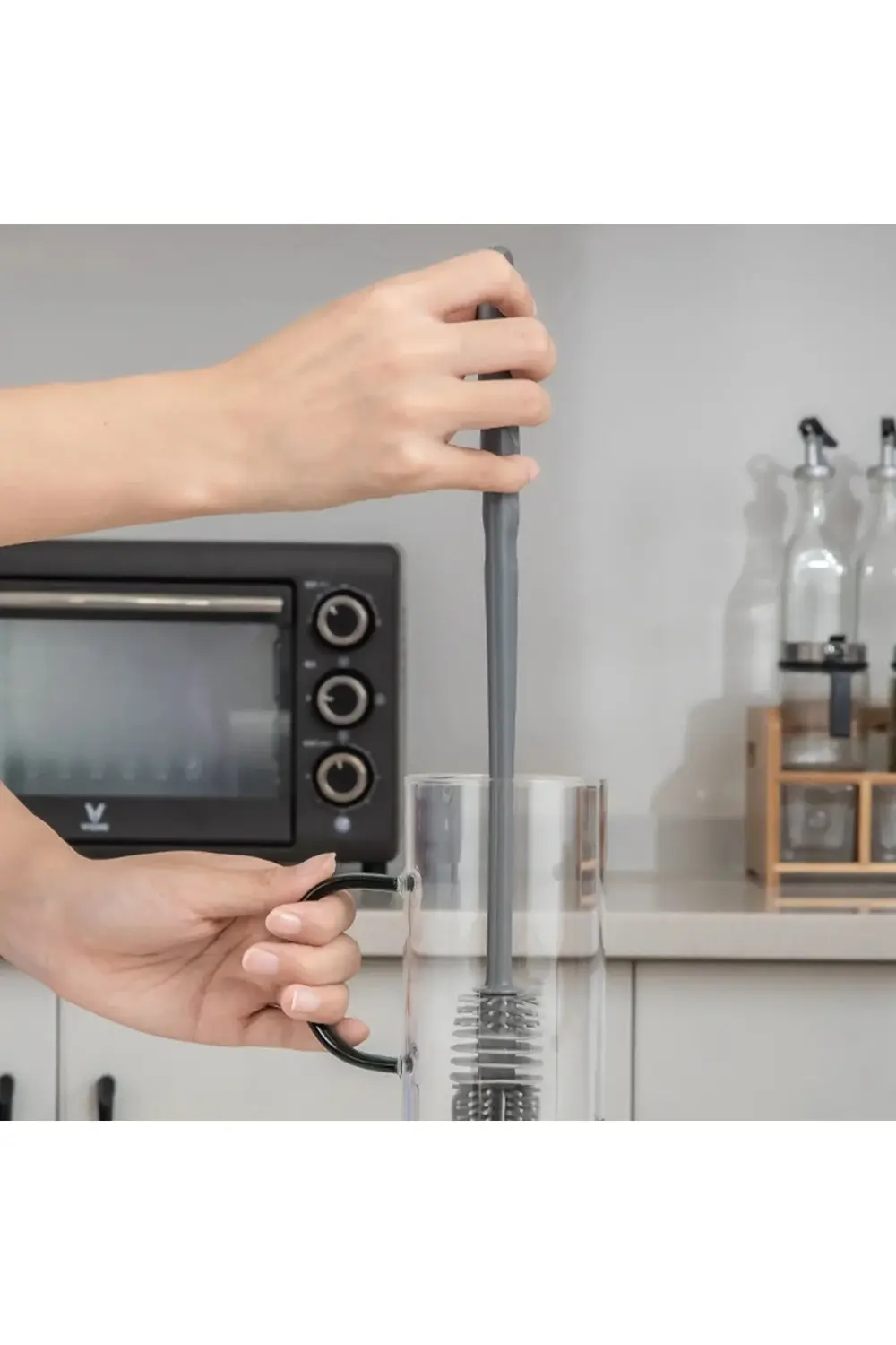 Yeni Sezon Silikon Uzun Saplı Bardak Biberon Termos Matara Kavano