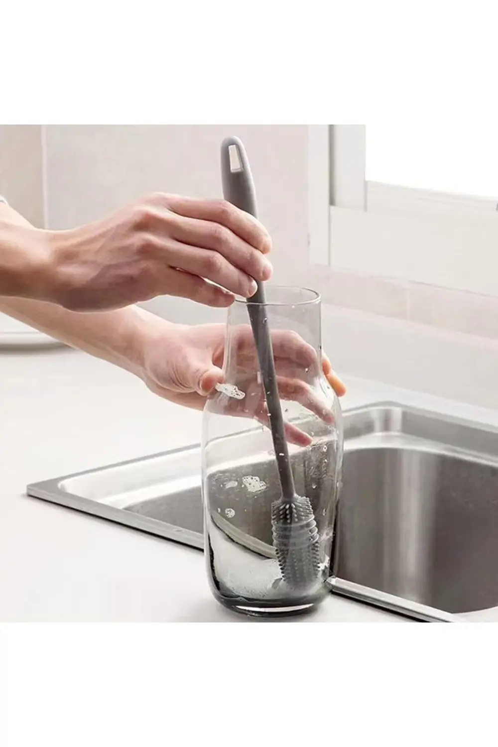 Yeni Sezon Silikon Uzun Saplı Bardak Biberon Termos Matara Kavano