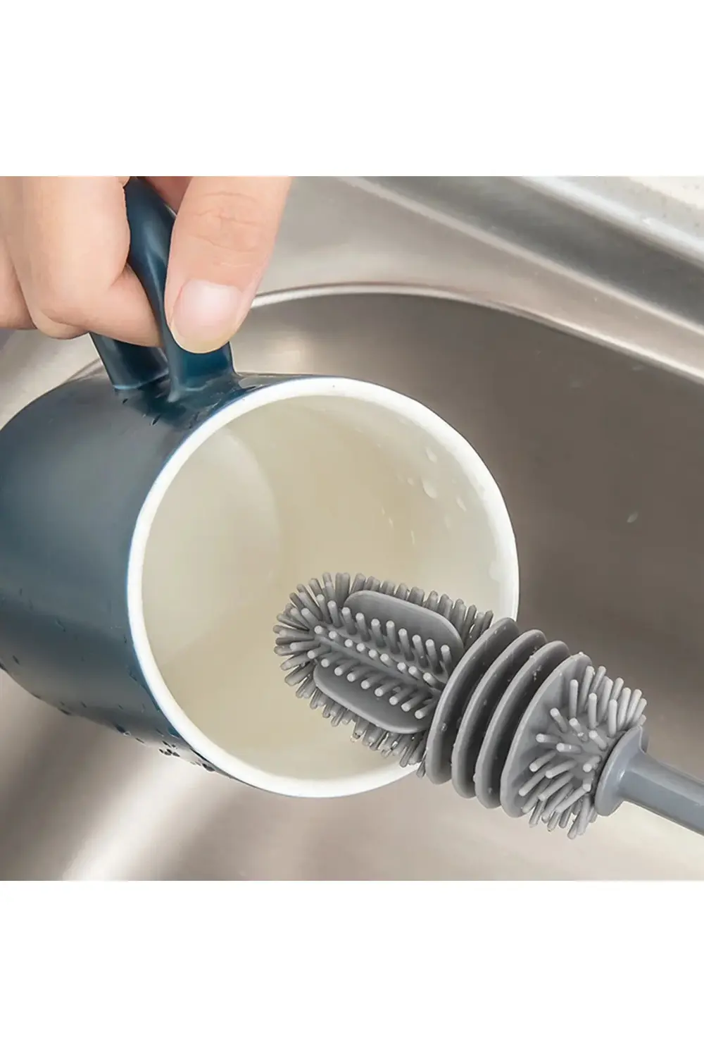 Yeni Sezon Silikon Uzun Saplı Bardak Biberon Termos Matara Kavano