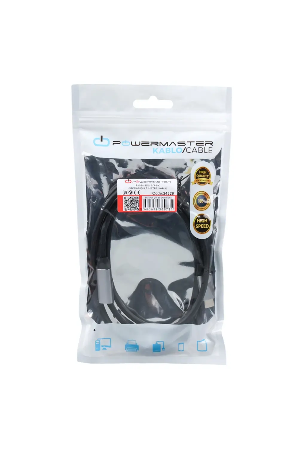 Yeni Sezon Xdn  Pm-24326 Type-C Erkek-Dişi 1.5 Metre Kablo Kampan