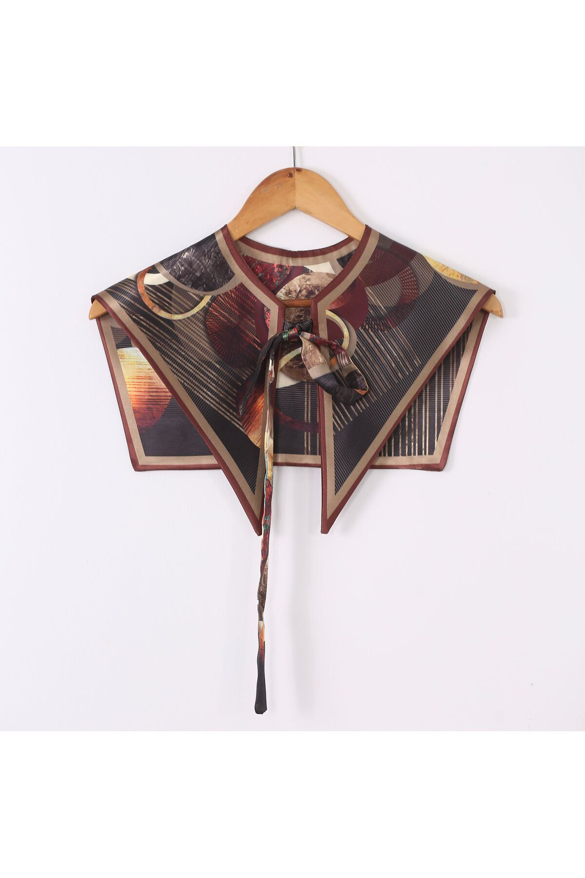 Yeni Stil Omuz Şalı Çember Desenli