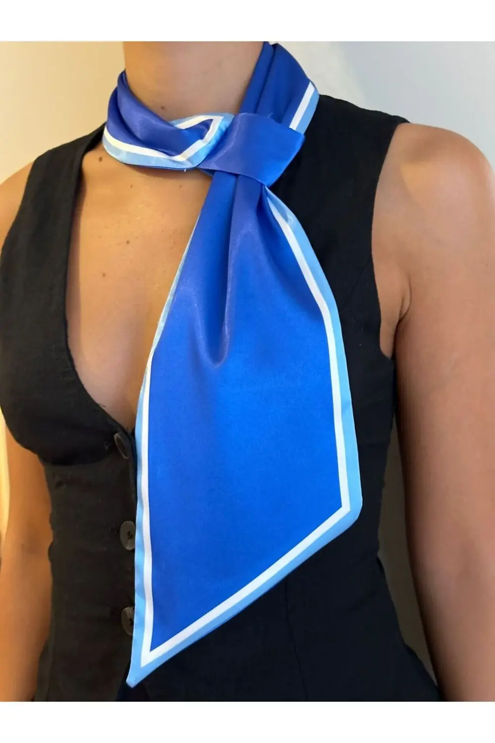 Yeni Stil Omuz Şalı Alev Desenli