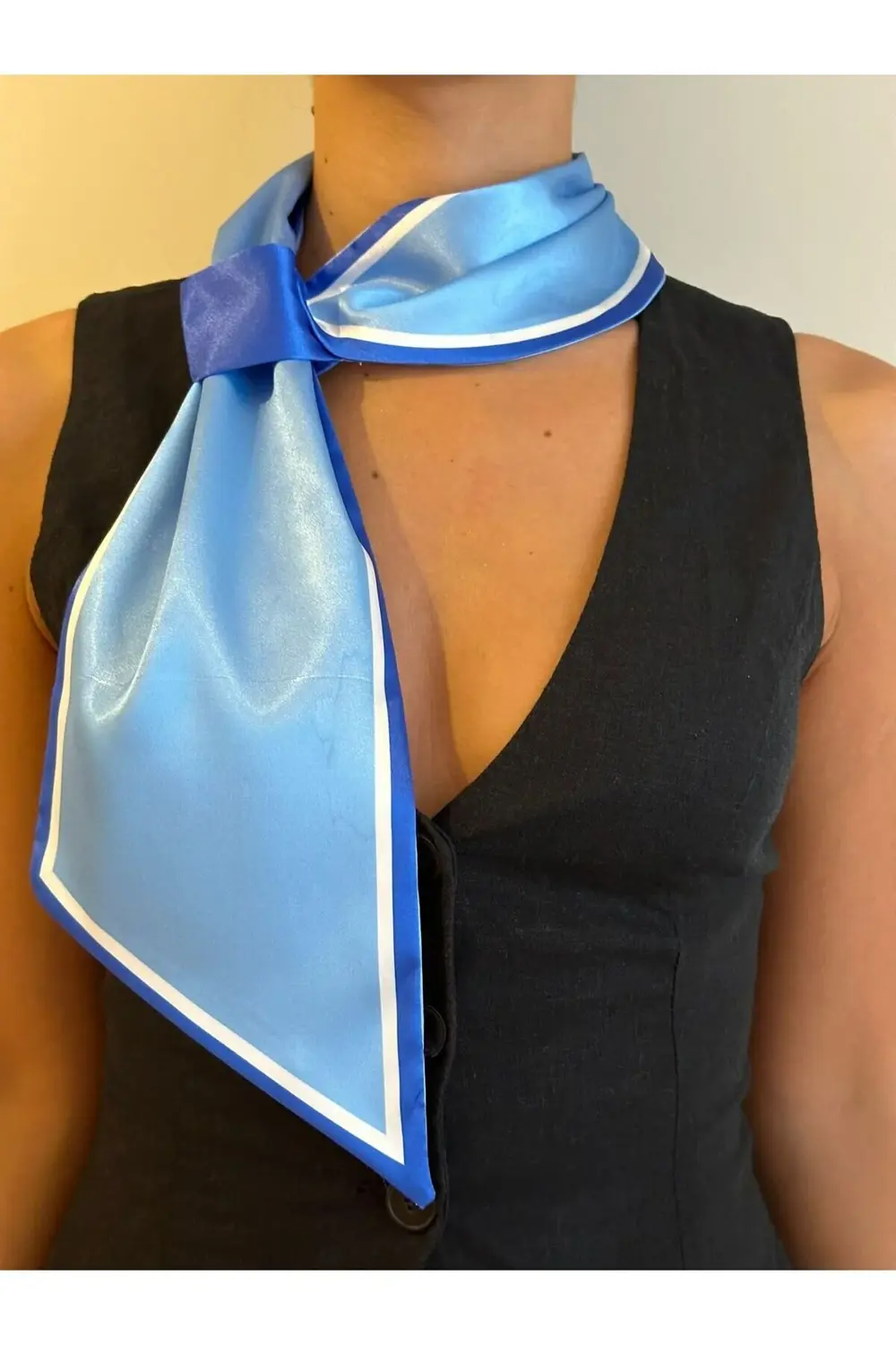 Yeni Stil Omuz Şalı Alev Desenli