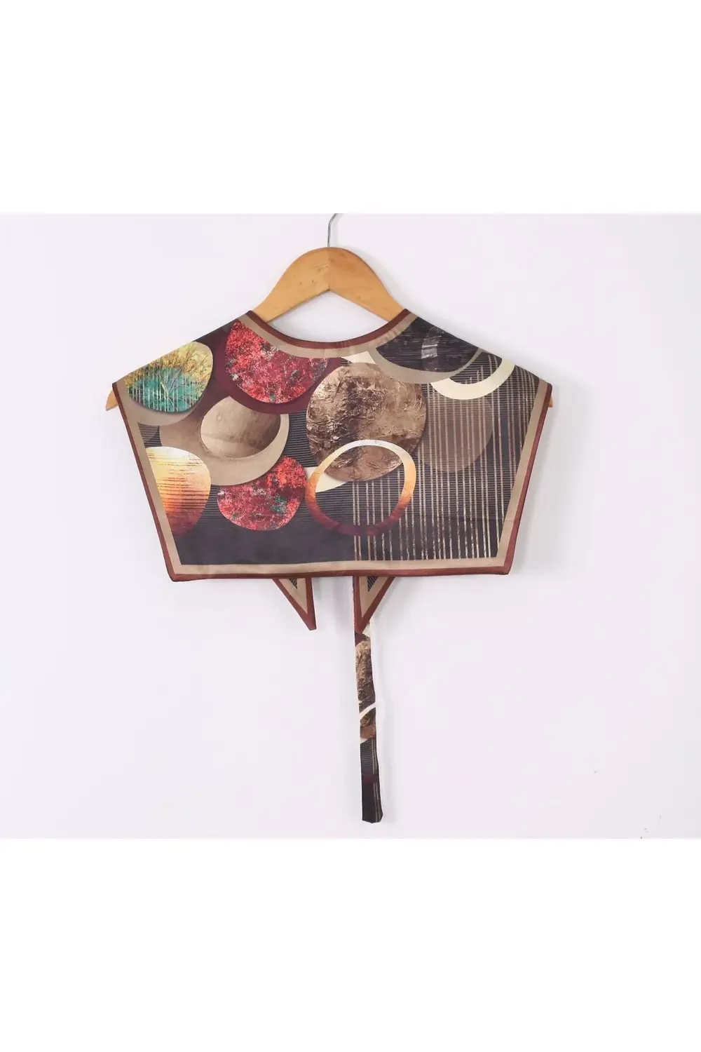 Yeni Stil Omuz Şalı Çember Desenli