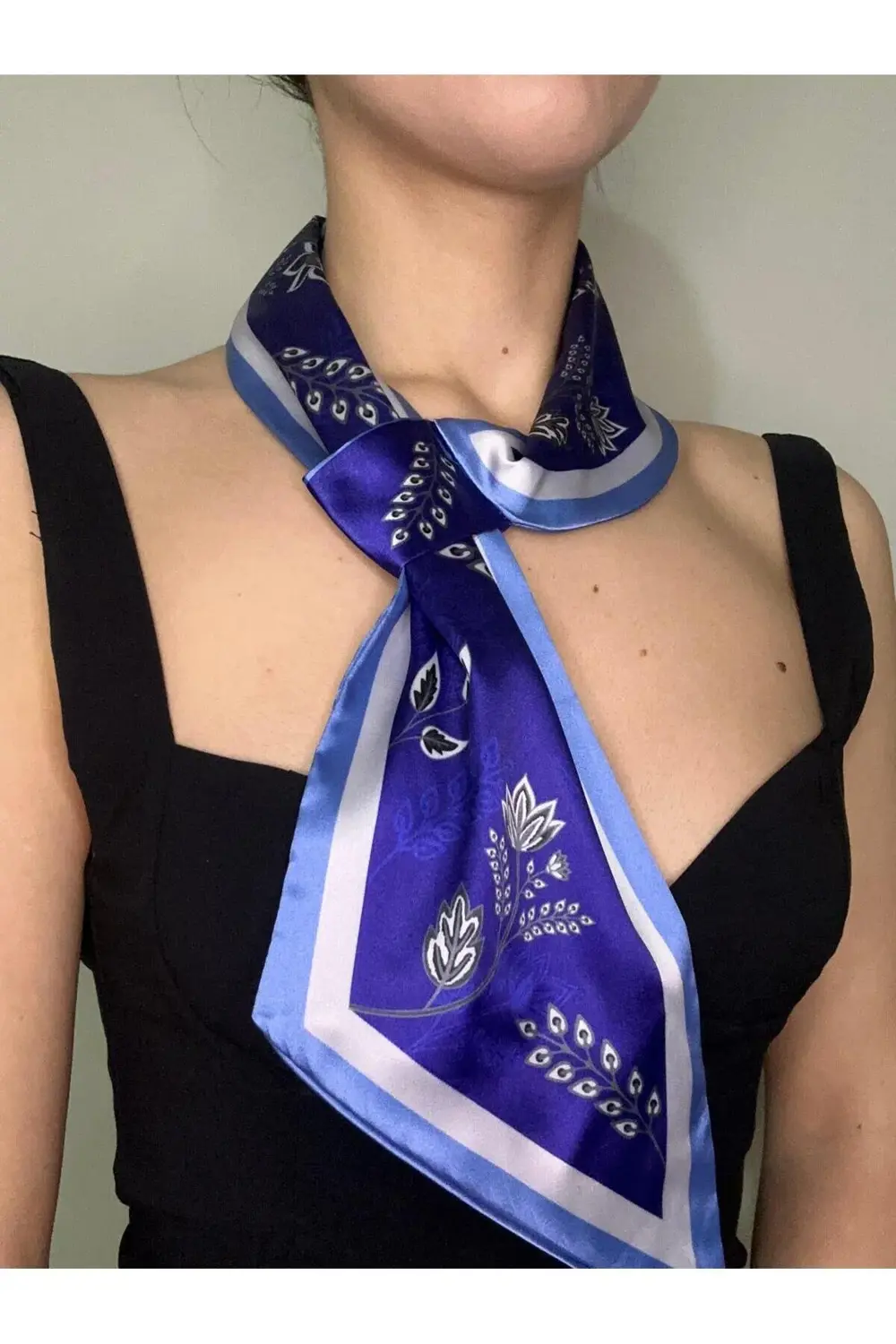 Yeni Stil Omuz Şalı Çiçek Desenli