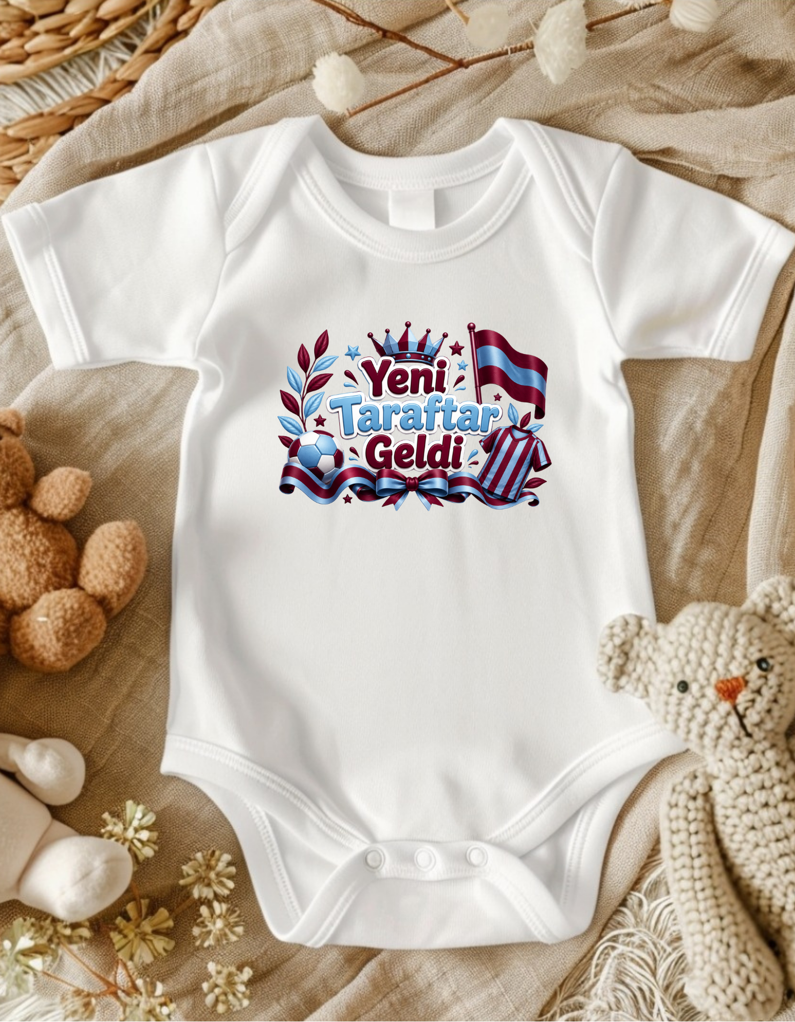 Yeni Taraftar Geldi Yazılı Bebek Zıbın Fiyatı, Yorumları ve Özellikleri