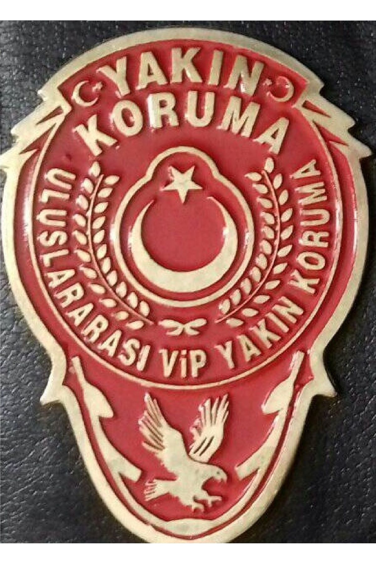 Aldatmaz Askeri Malzeme Yeni Tasarim.Yakin Koruma Rozetli Cüzdani V +1 Adet Rozet Satinal