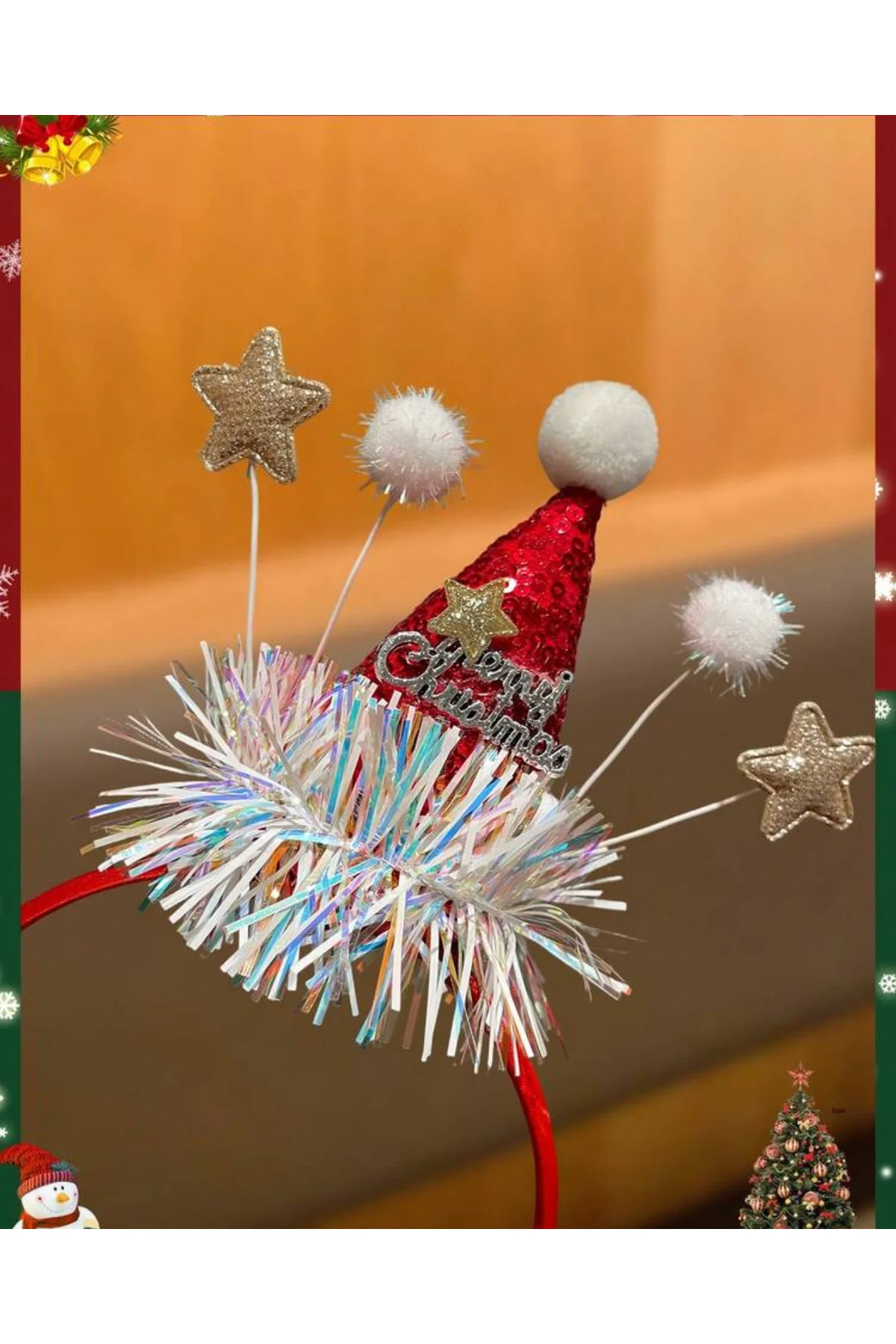 Yeni Yıl Noel Taç Şapka