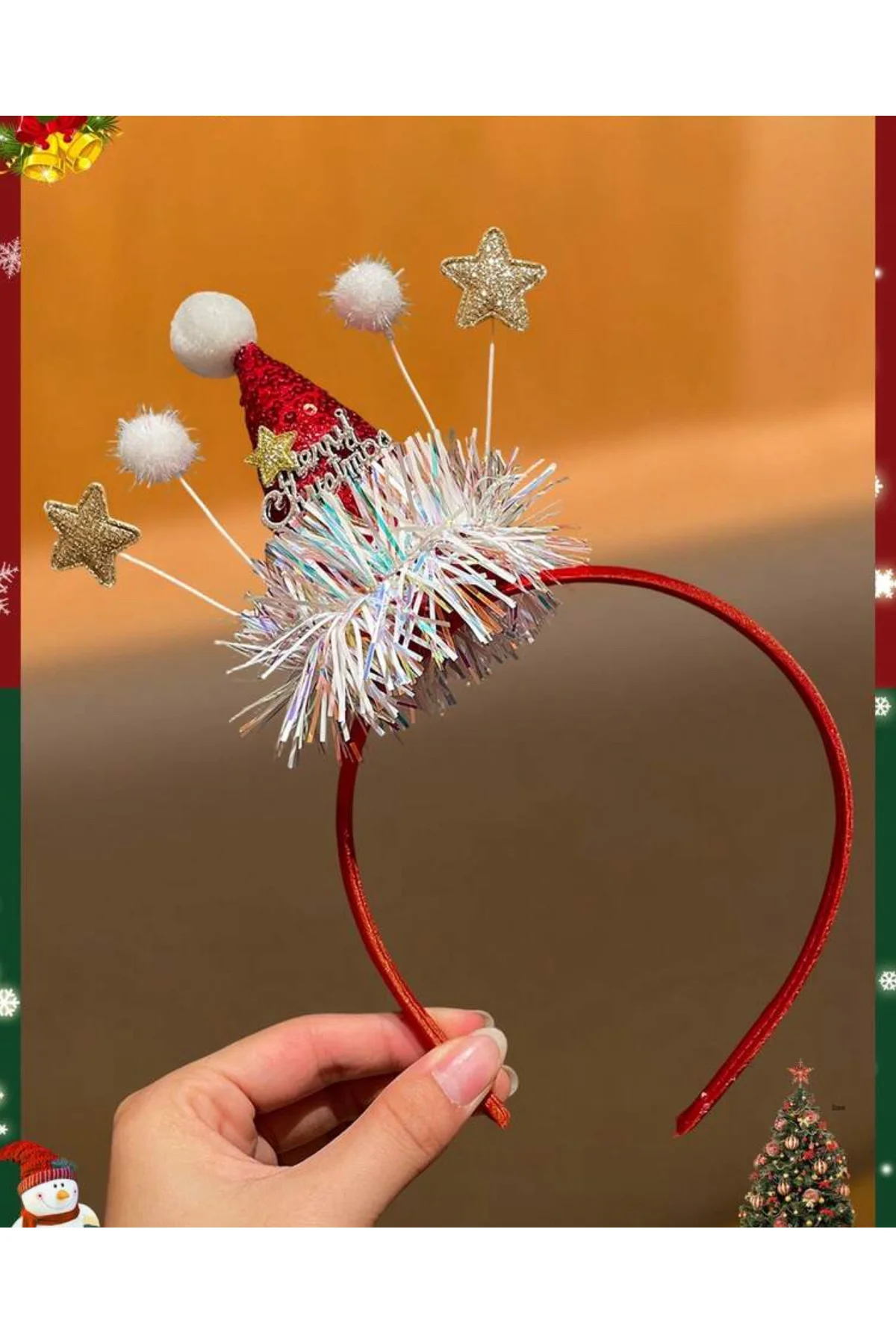 Yeni Yıl Noel Taç Şapka
