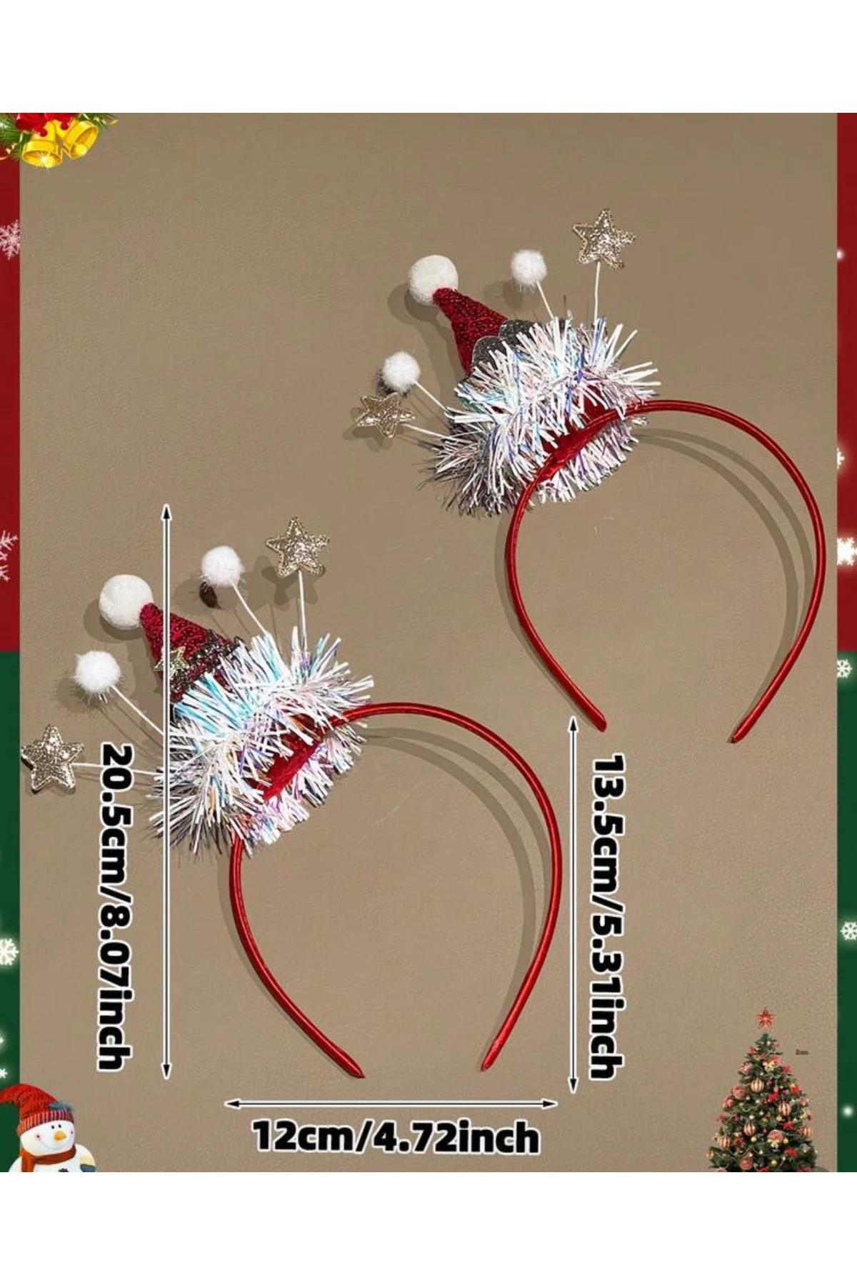 Yeni Yıl Noel Taç Şapka
