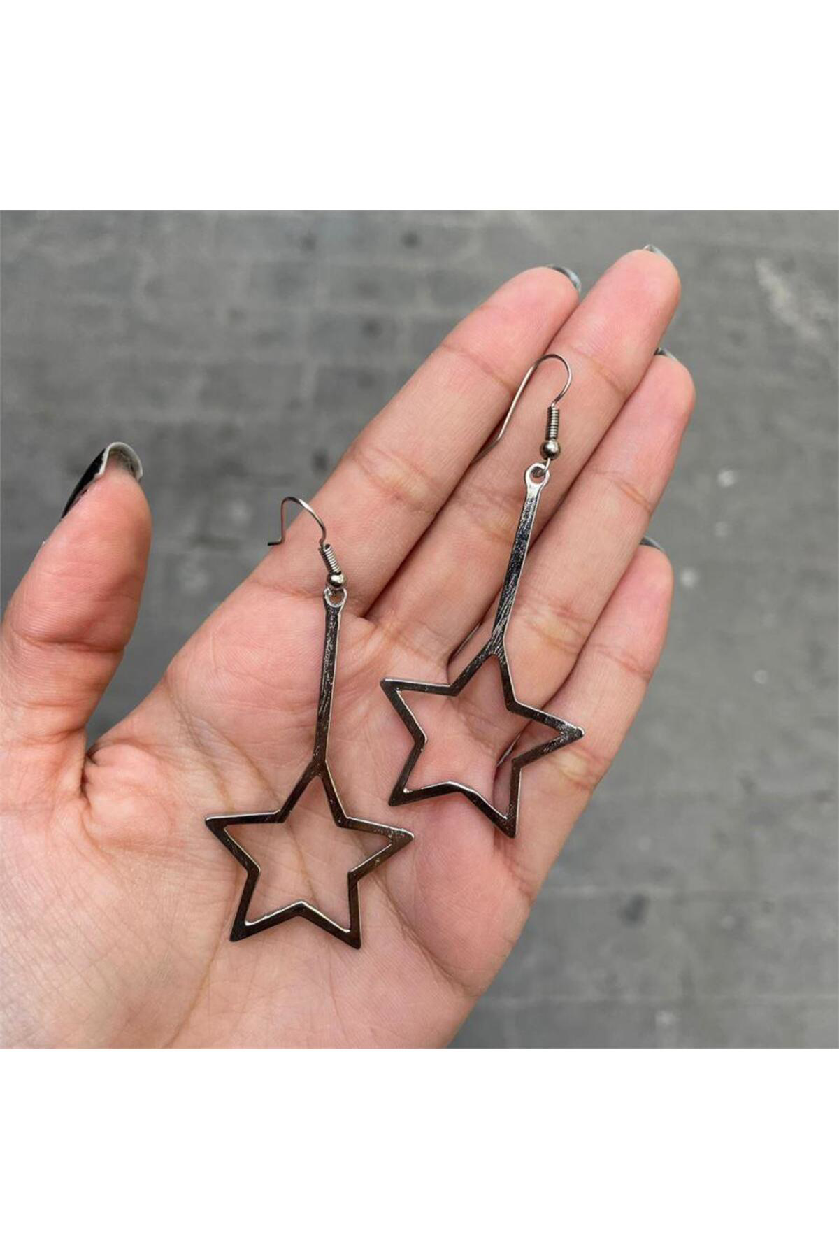 Yeni Yıldız Çubuk Silver Küpe