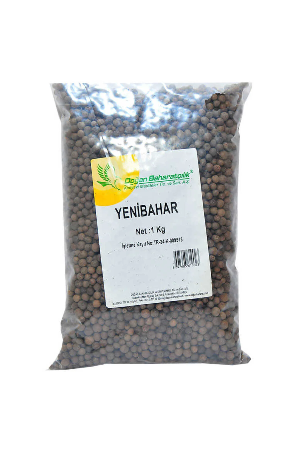 Yenibahar Tane Doğal 1000 Gr Paket