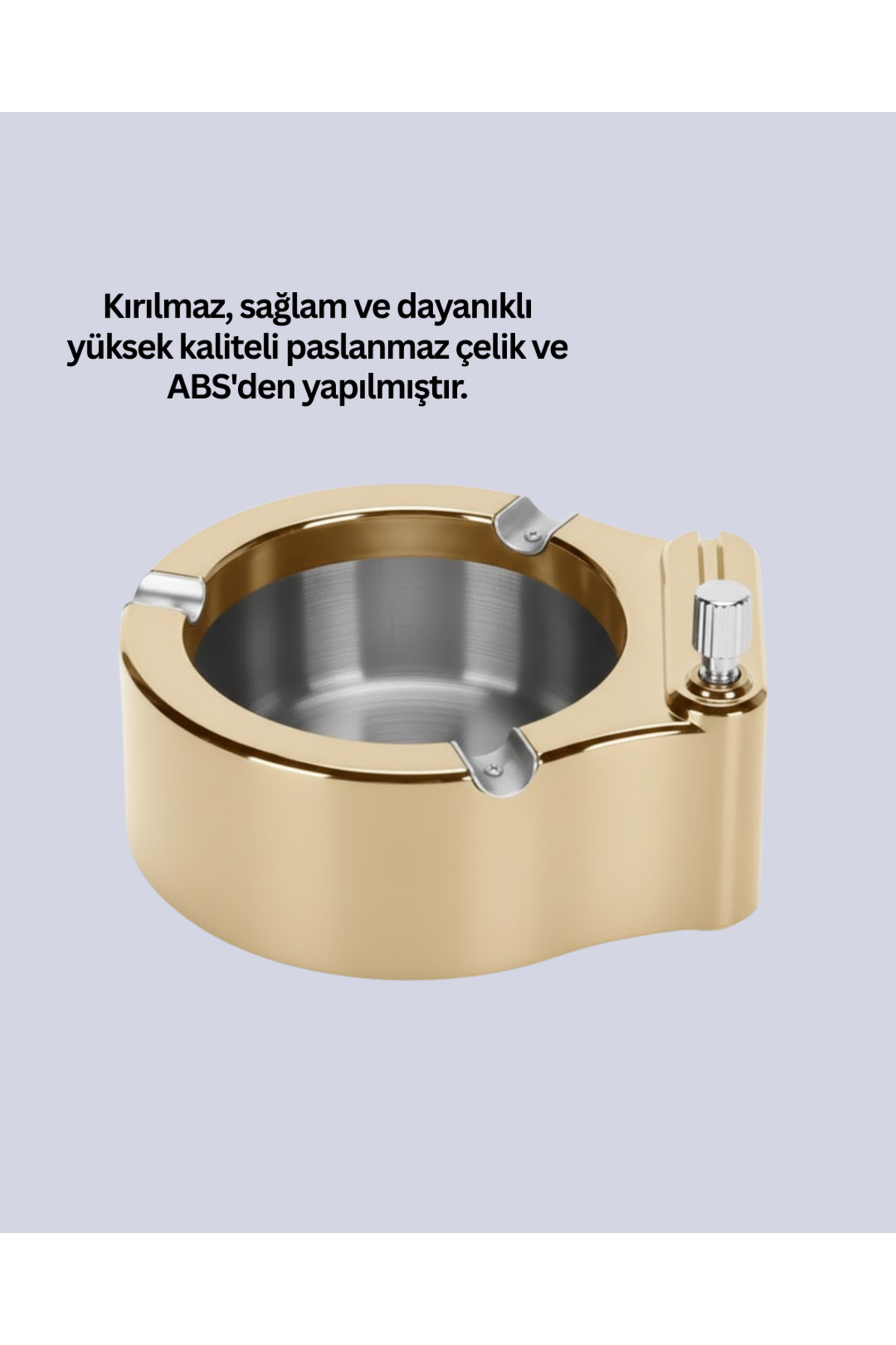 Yeniden Doldurulabilir Çakmaklı Küllük Dayanıklı Yapı - Lisinya