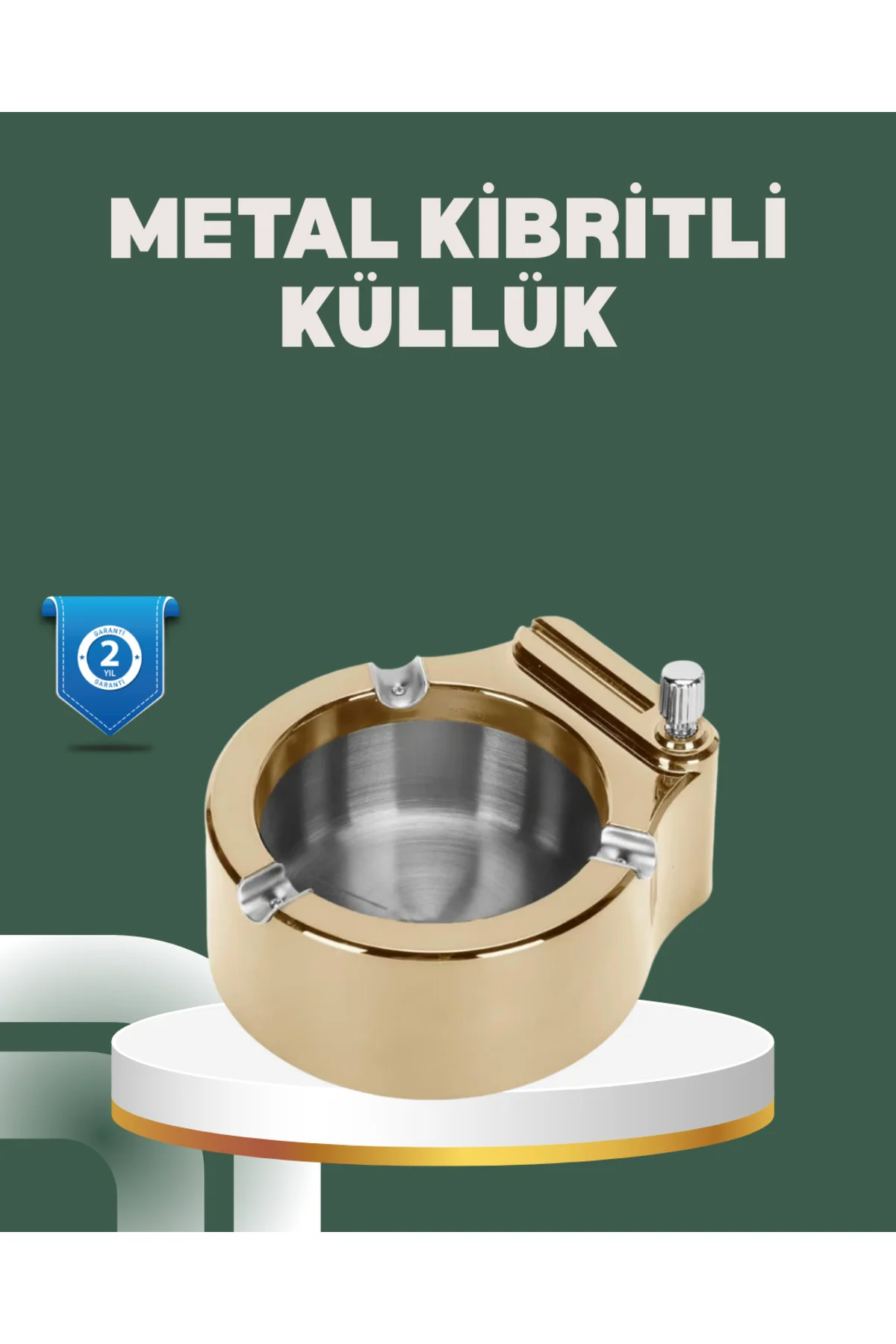 Yeniden Doldurulabilir Çakmaklı Küllük Dayanıklı Yapı