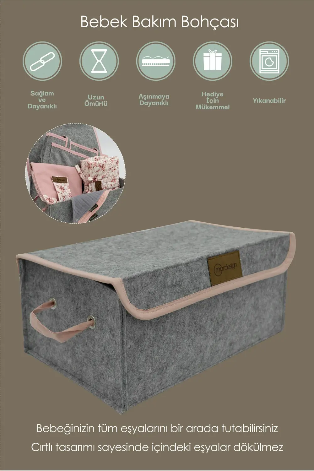 Yenidoğan Bebek Bakım Çeyiz Seti; Bebek Hediyesi, Anne Bebek Orga