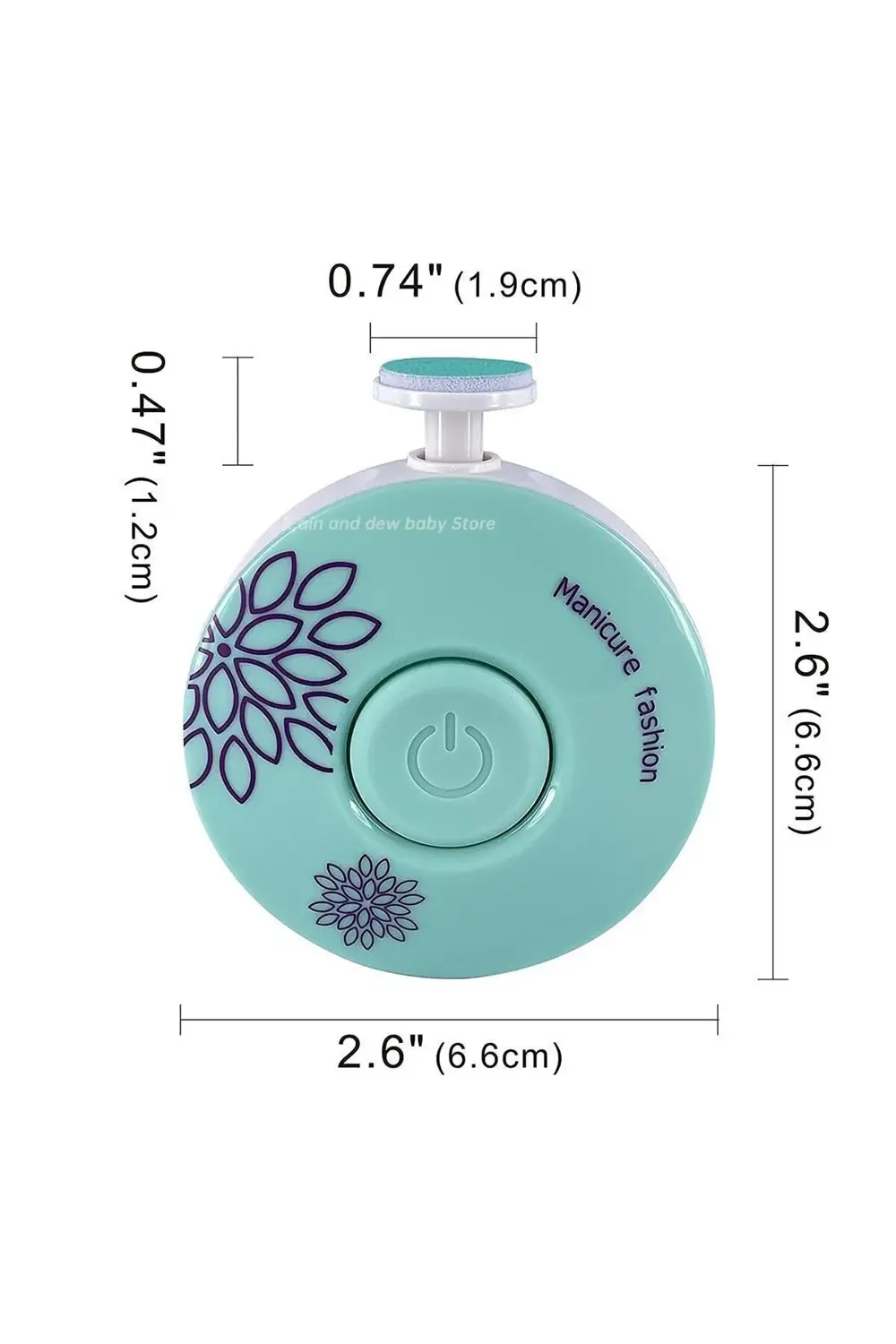 Yenidoğan Bebek Çocuk Yetişkin Döner Pilli Tırnak Kesme Törpü Mak