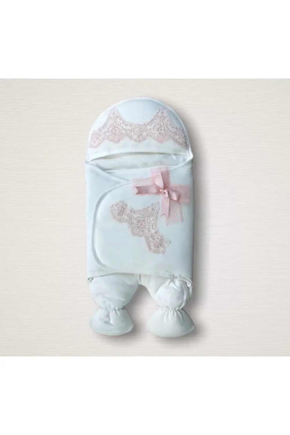 Yenidoğan Fistolu Fiyonk Kurdelalı Şapkalı Lüks Kız Erkek Bebek A