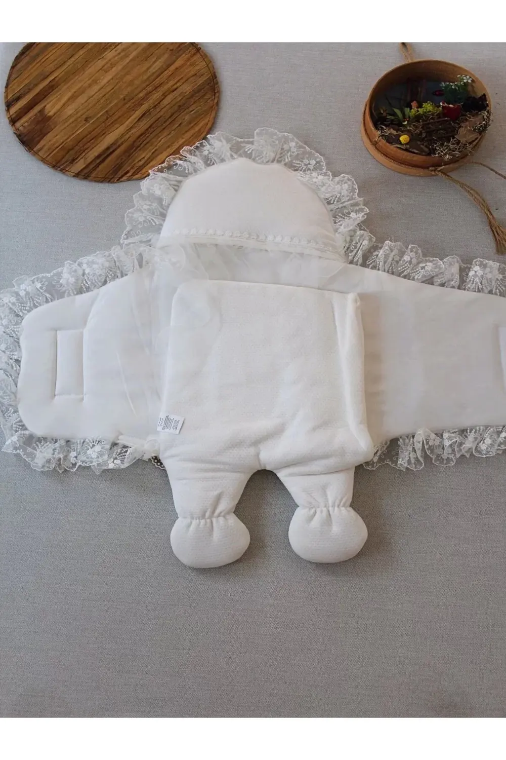 Yenidoğan Kapitone Anadolunun Kalbi Nakışlı Ayaklı Kız Erkek Bebe