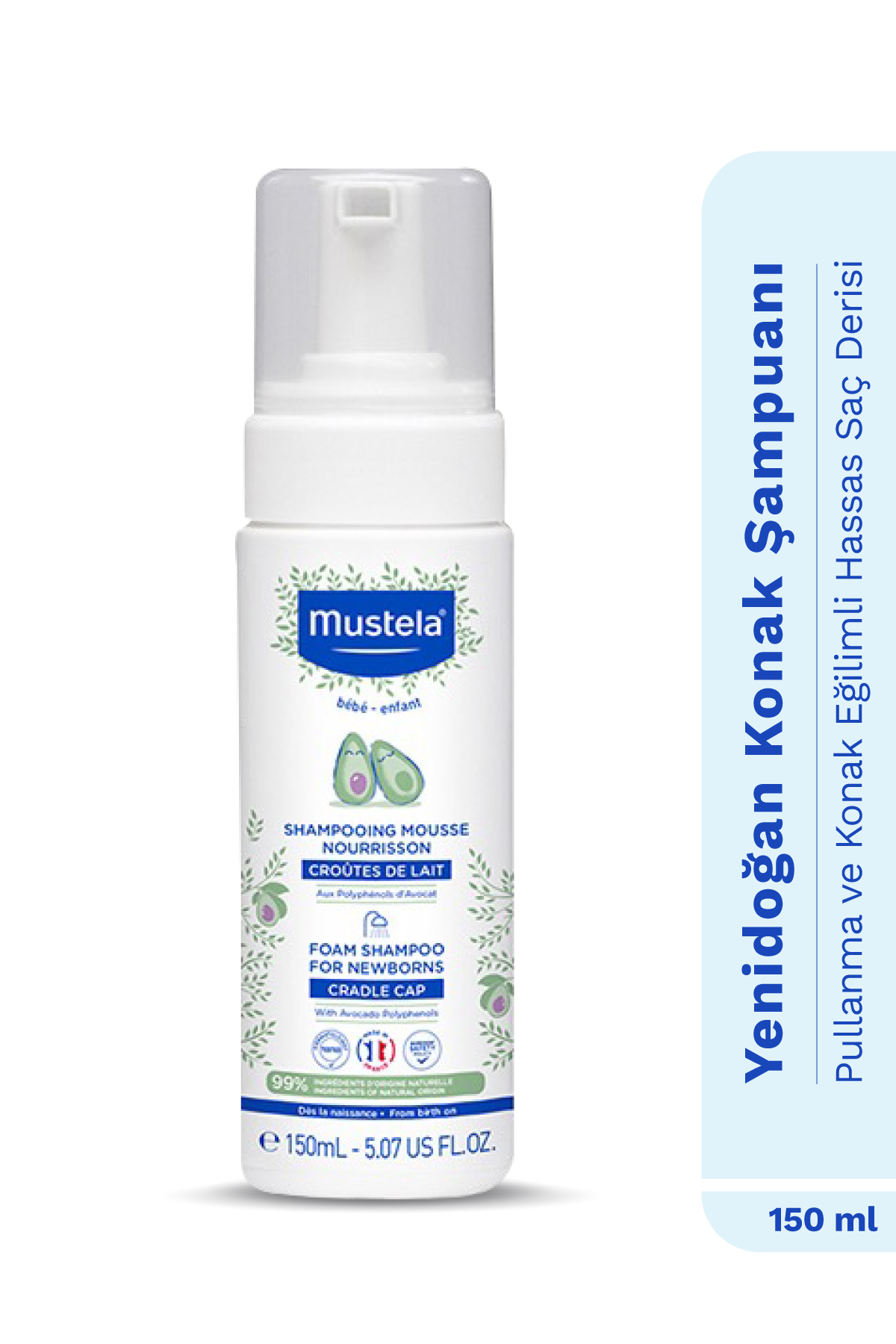 Mustela Yenidoğan Köpük Şampuan 150 Ml