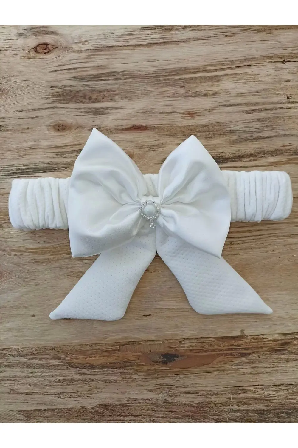 Yenidoğan Sahra Lucky Baby Nakışlı Kundak Bebek Battaniyesi Ekru