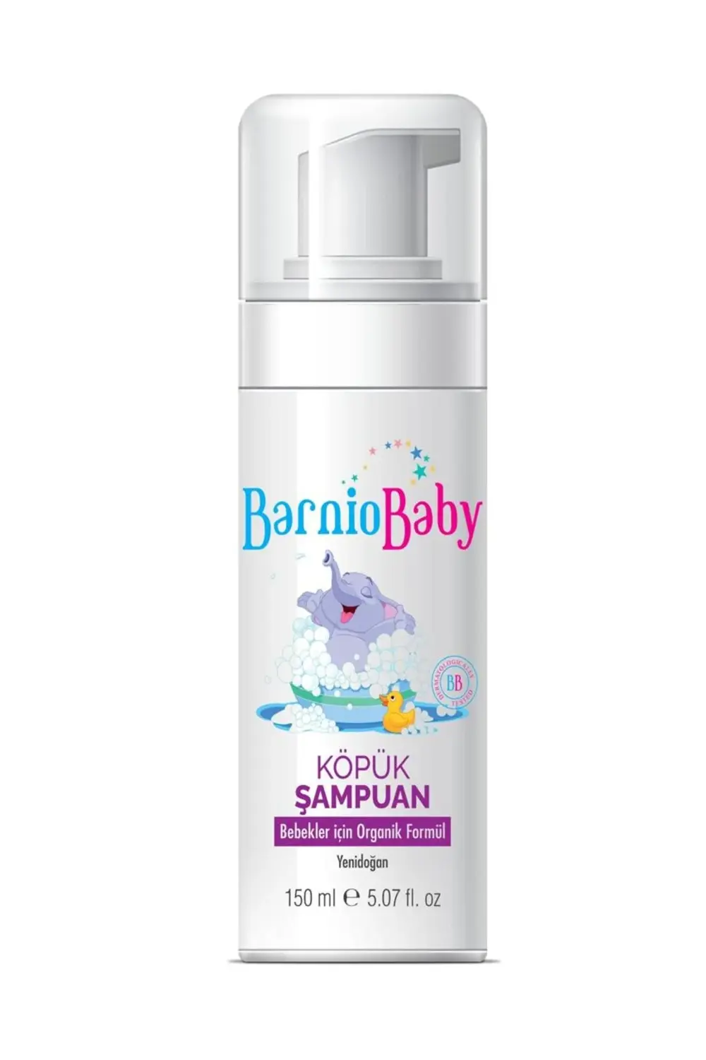 Yenidoğan Şampuan Bebek Köpük Şampuan Baby Shampoo 150 ML