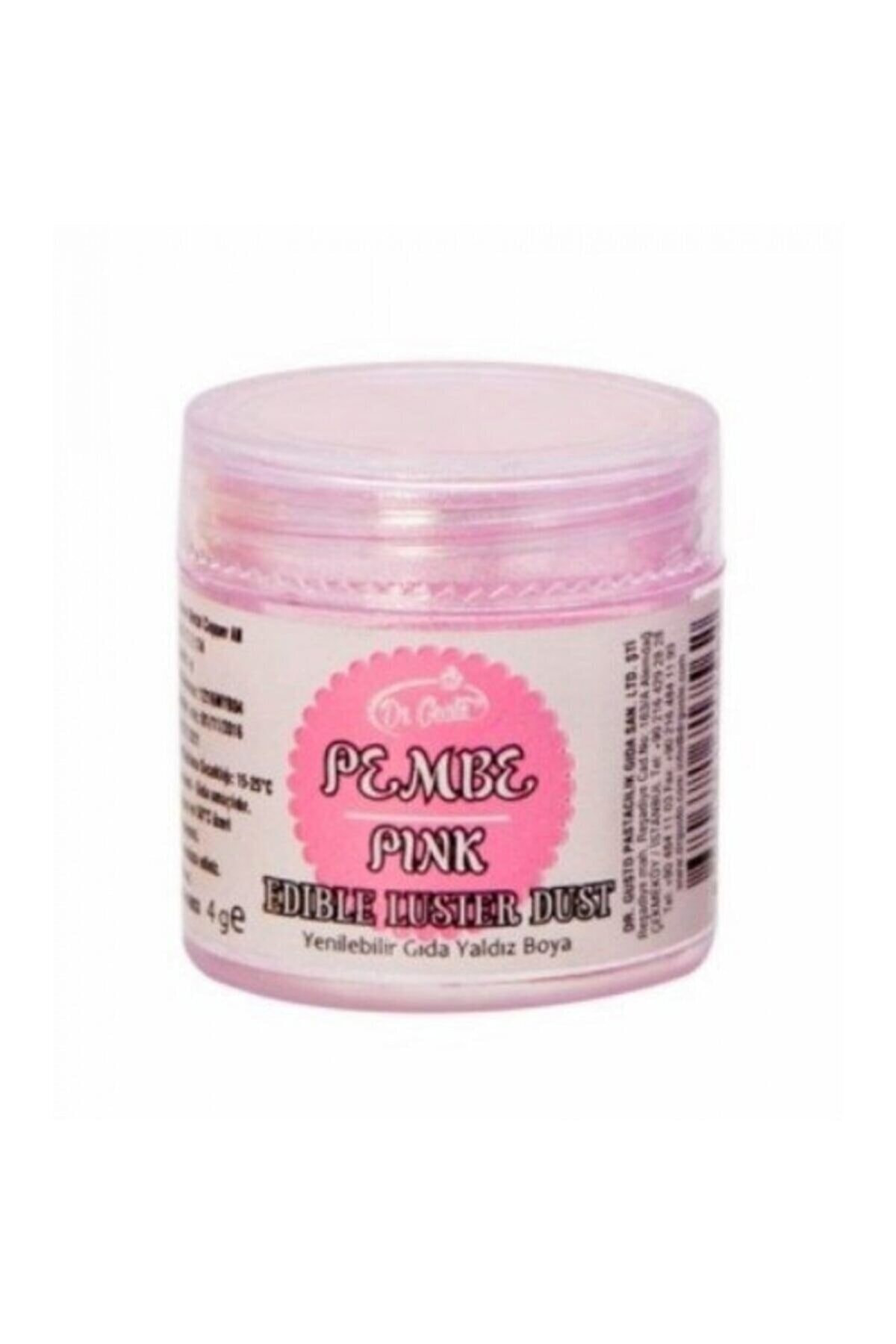 Yenilebilir Pembe Metalik Toz Sim Boya 4 gr