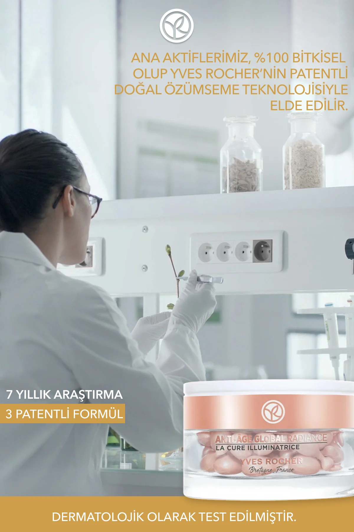 Yenileyici Yaşlanma Karşıtı Bitkisel Kök Hücre Bakımı Anti-Age Gl