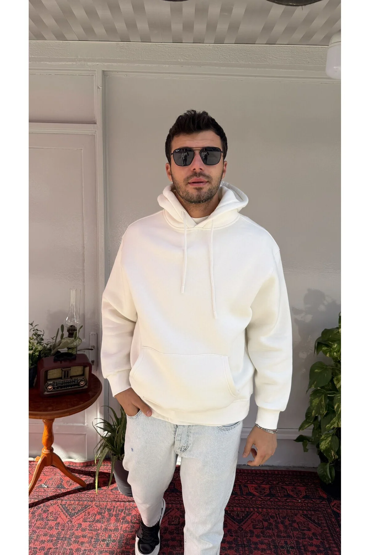 Yep Düz Basic Kapuşon