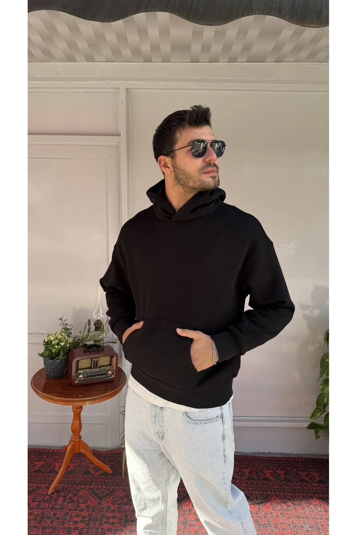 Yep Düz Basic Kapuşon
