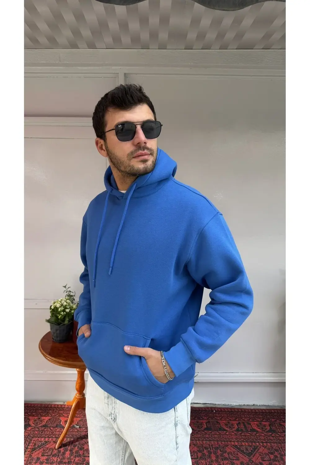 Yep Düz Basic Kapuşon