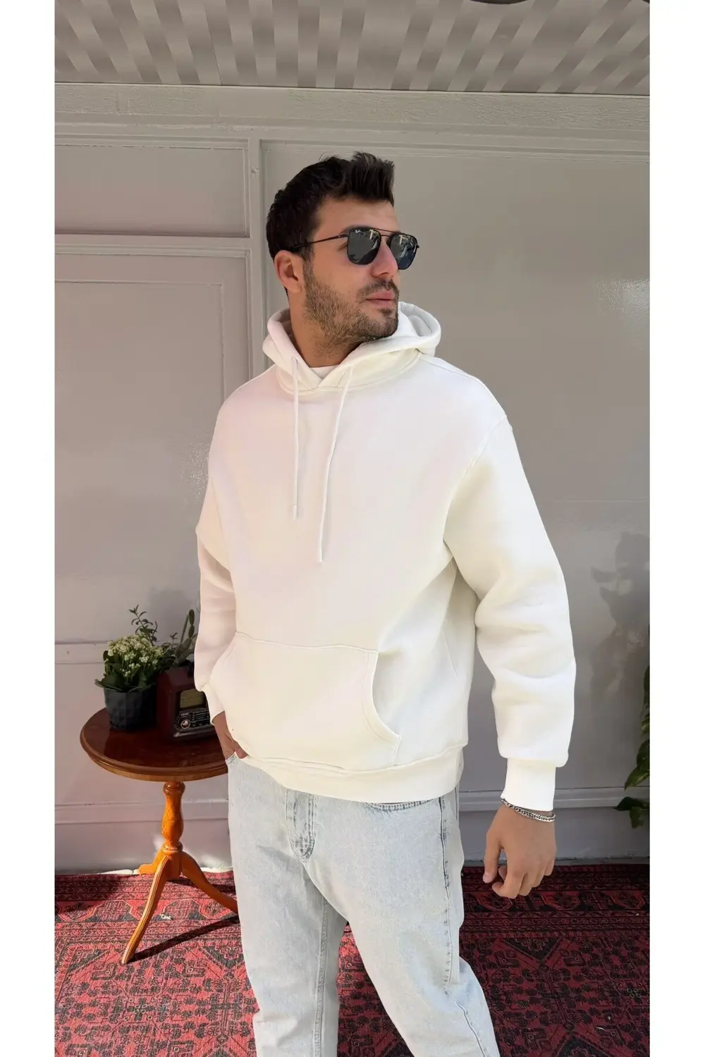 Yep Düz Basic Kapuşon
