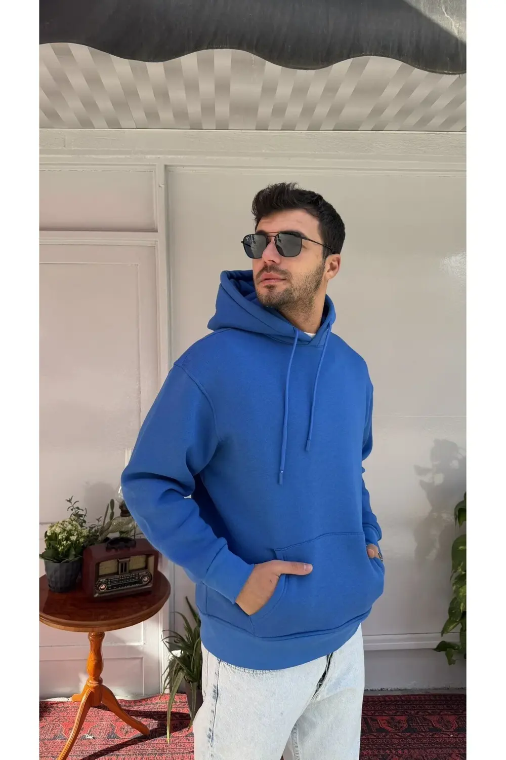 Yep Düz Basic Kapuşon