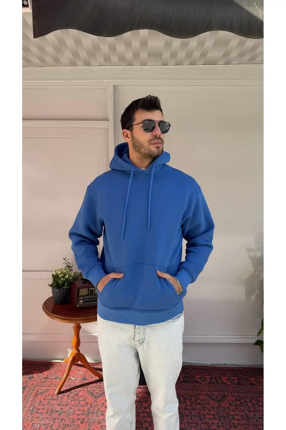 Yep Düz Basic Kapuşon