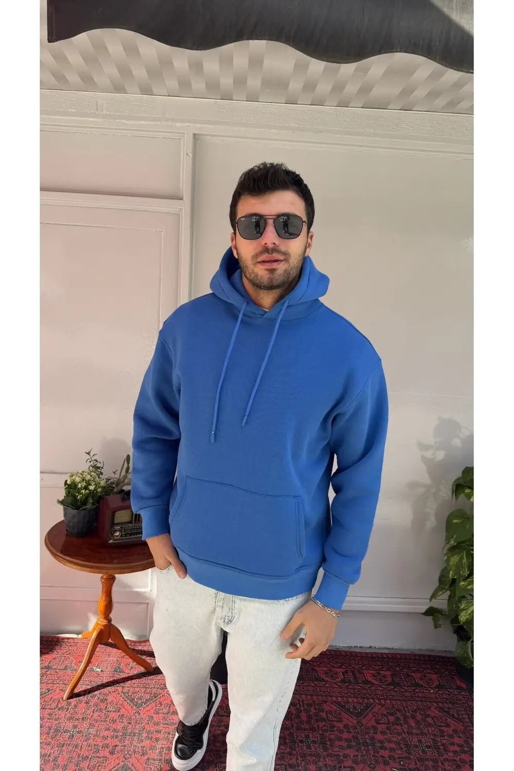 Yep Düz Basic Kapuşon