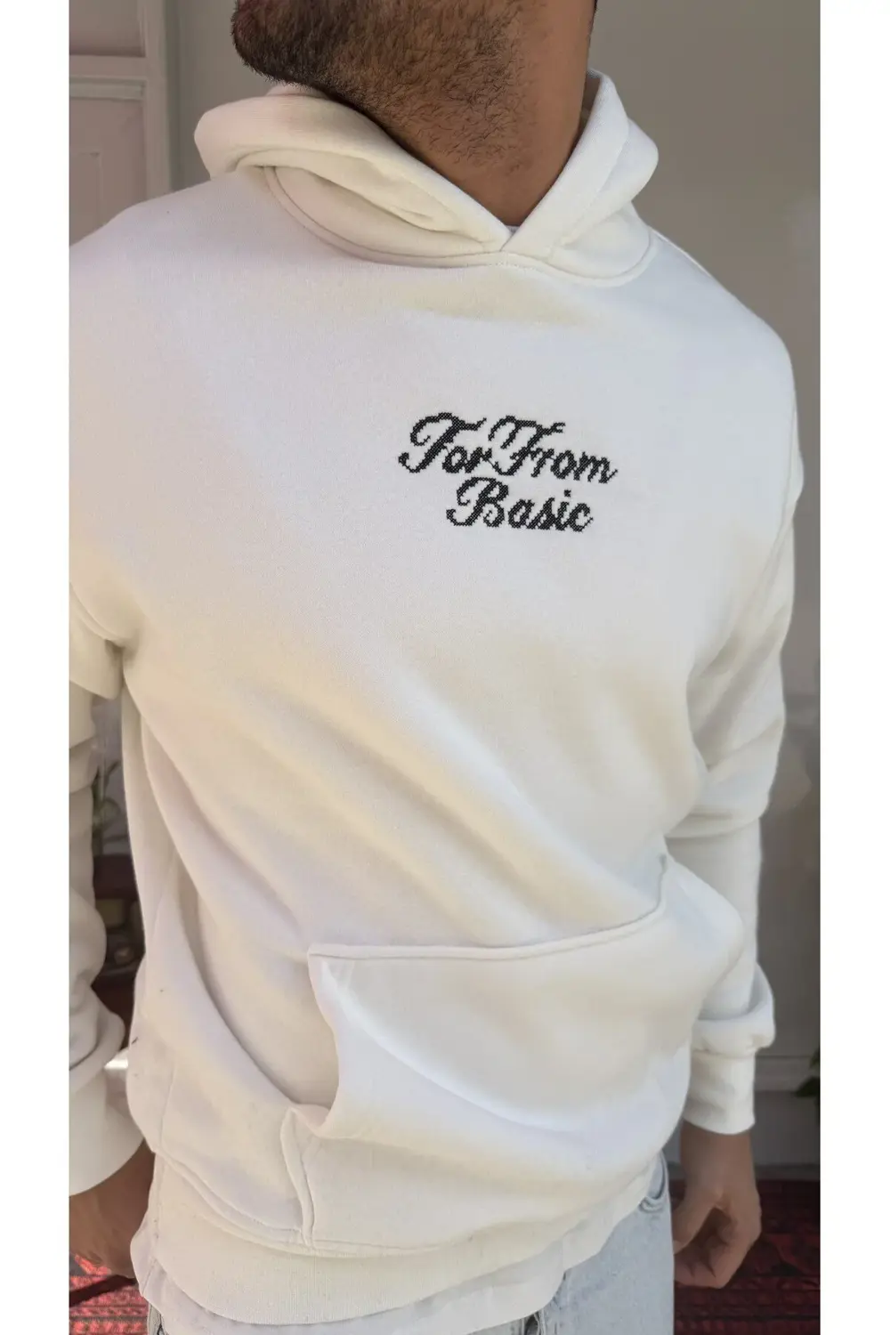 Yep For Baskılı Kapuşon