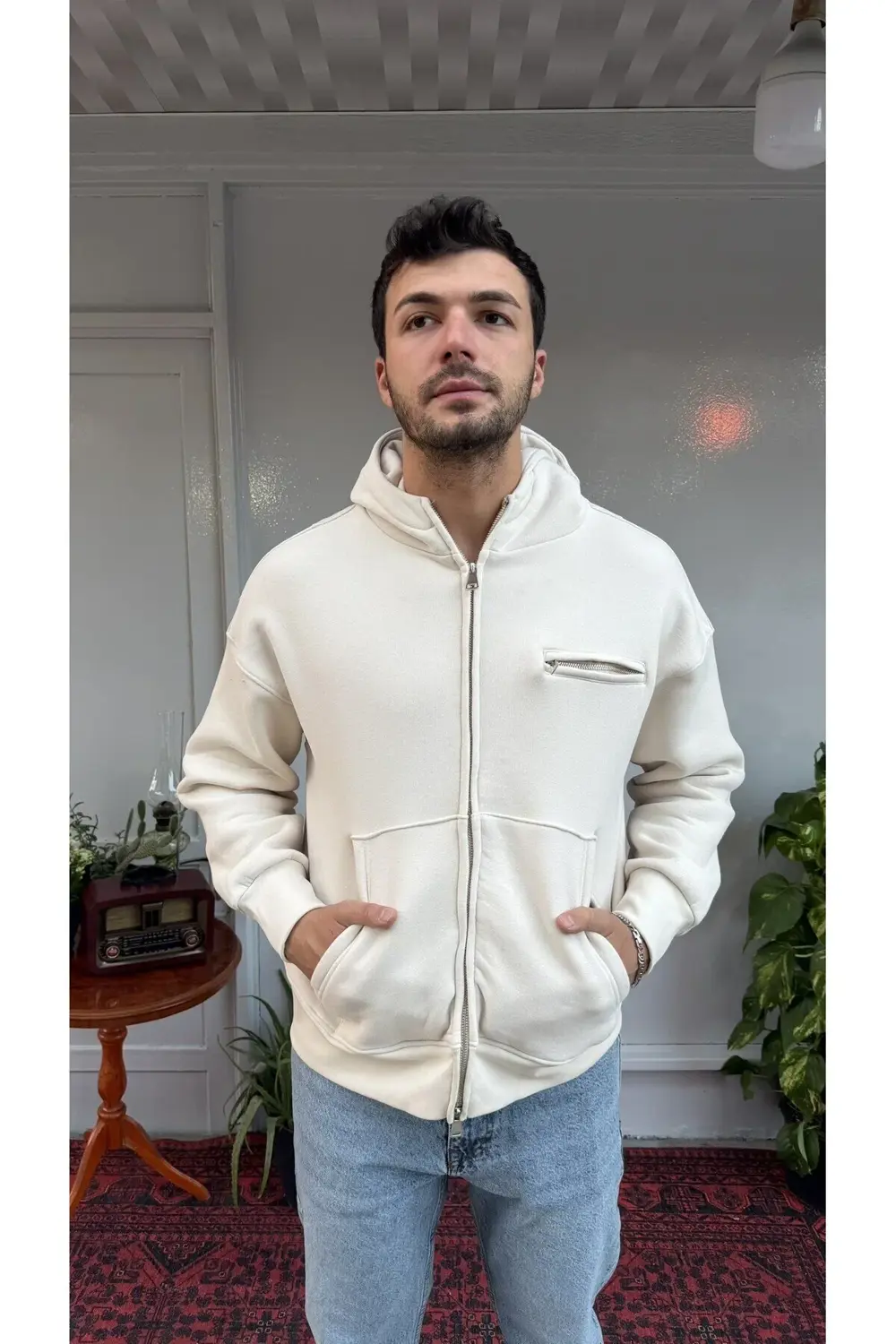 Yepco Cepli Fermuarlı Ceket
