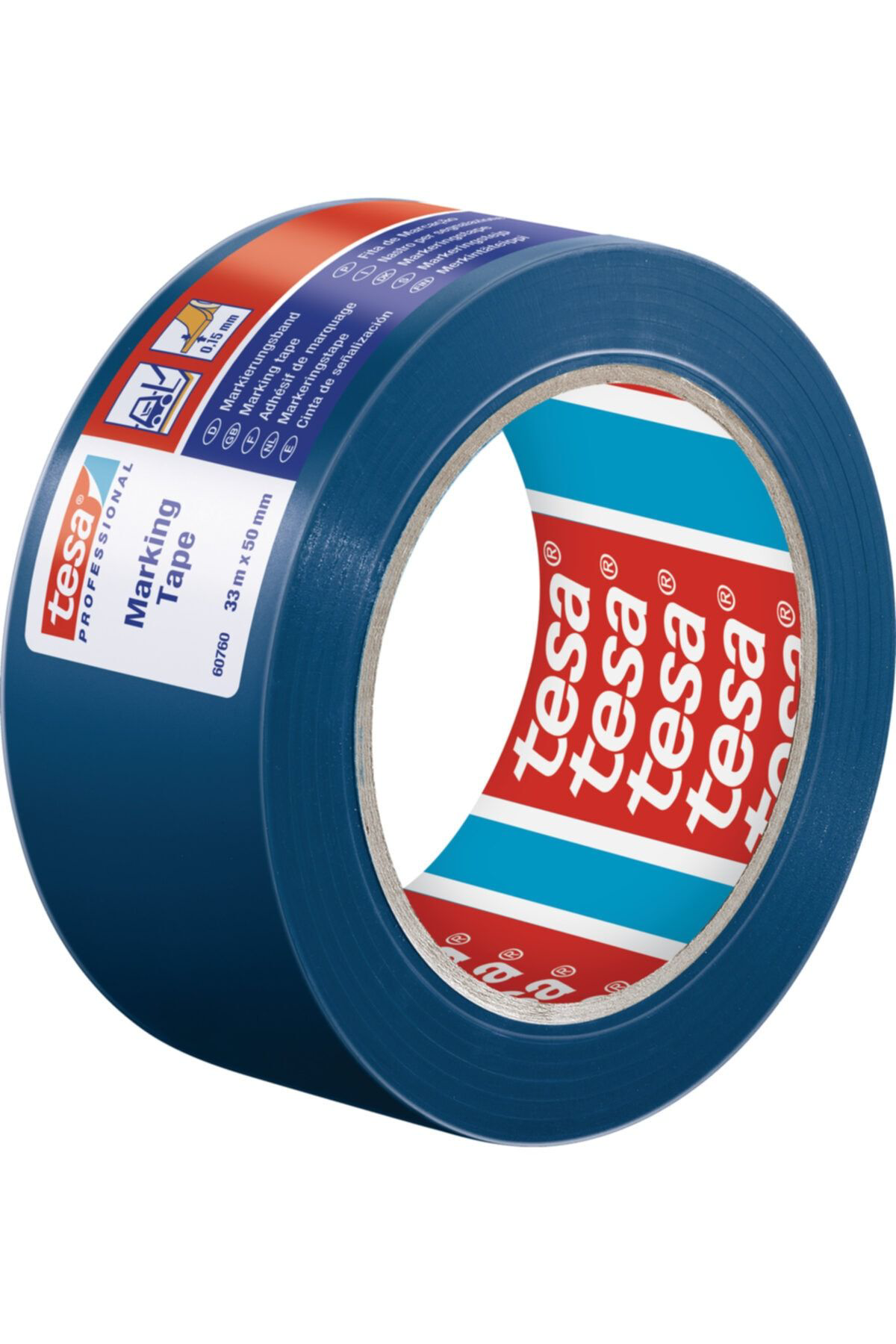 Tesa İkaz Bandı Yer İşaretleme Mavi 33X50 60760-00098-15