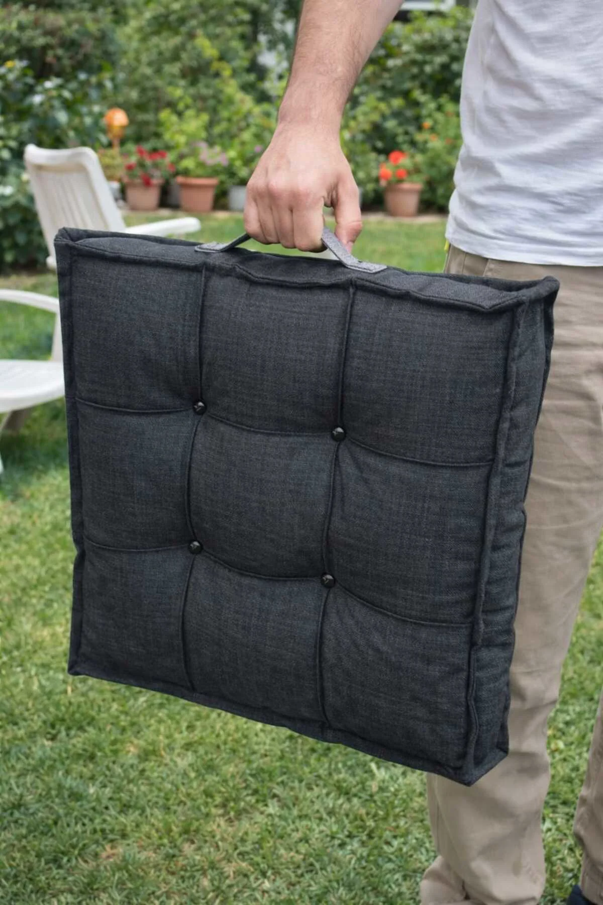 Yer minderi bisküvi minderi