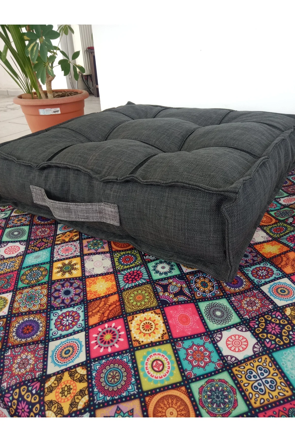 Yer minderi bisküvi minderi