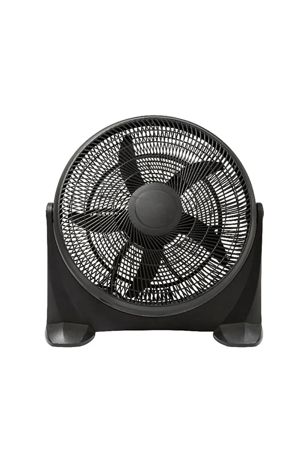 Yer Tipi 50 cm Siyah Vantilatör 90w 180°