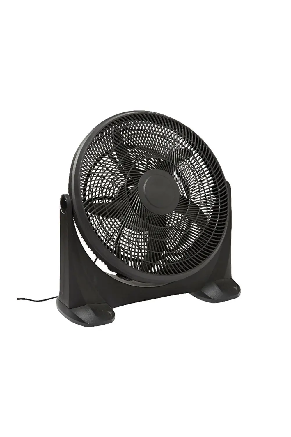 Yer Tipi 50 cm Siyah Vantilatör 90w 180°