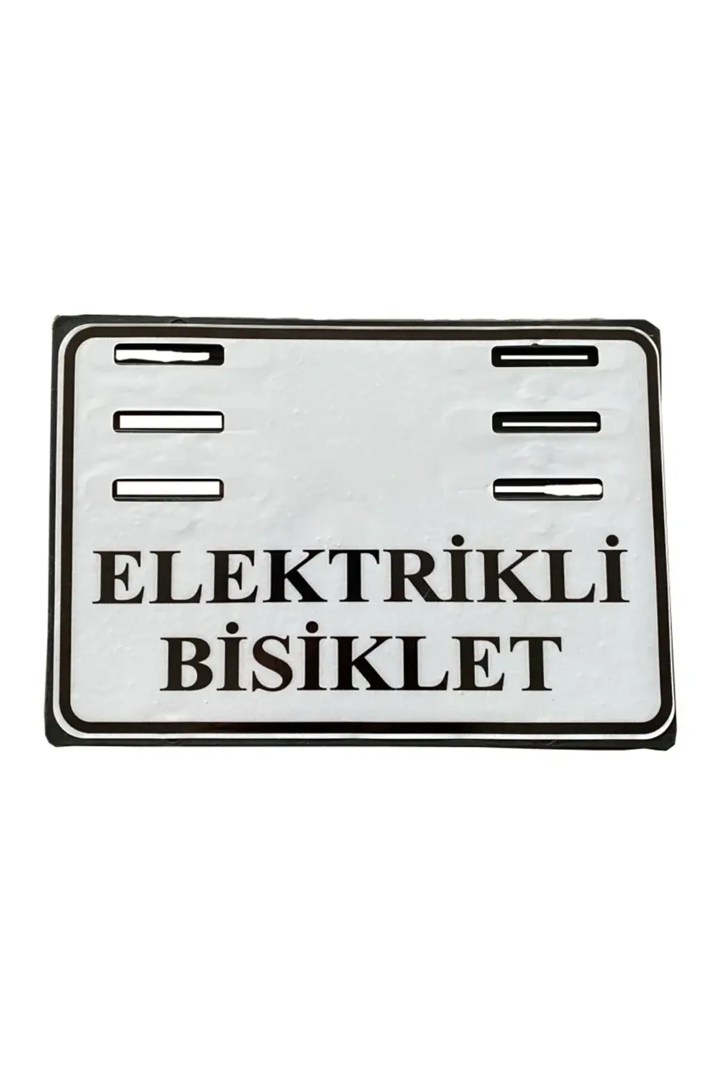 Yerli E-Bike Plakalık Plastik