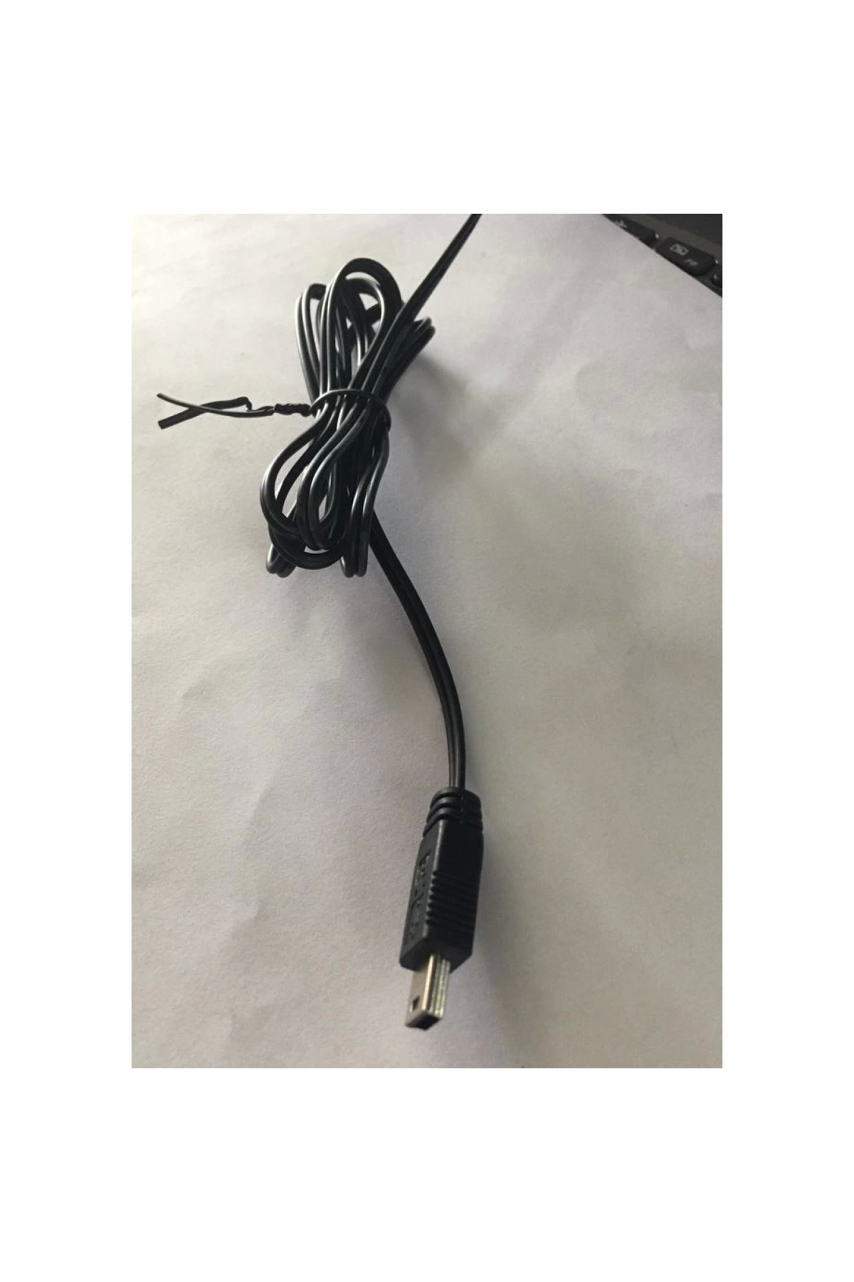 - Yerli Üretim 1.2 Metre 18/0.10bs*2f Mini Usb Yedek Adaptör Kabl