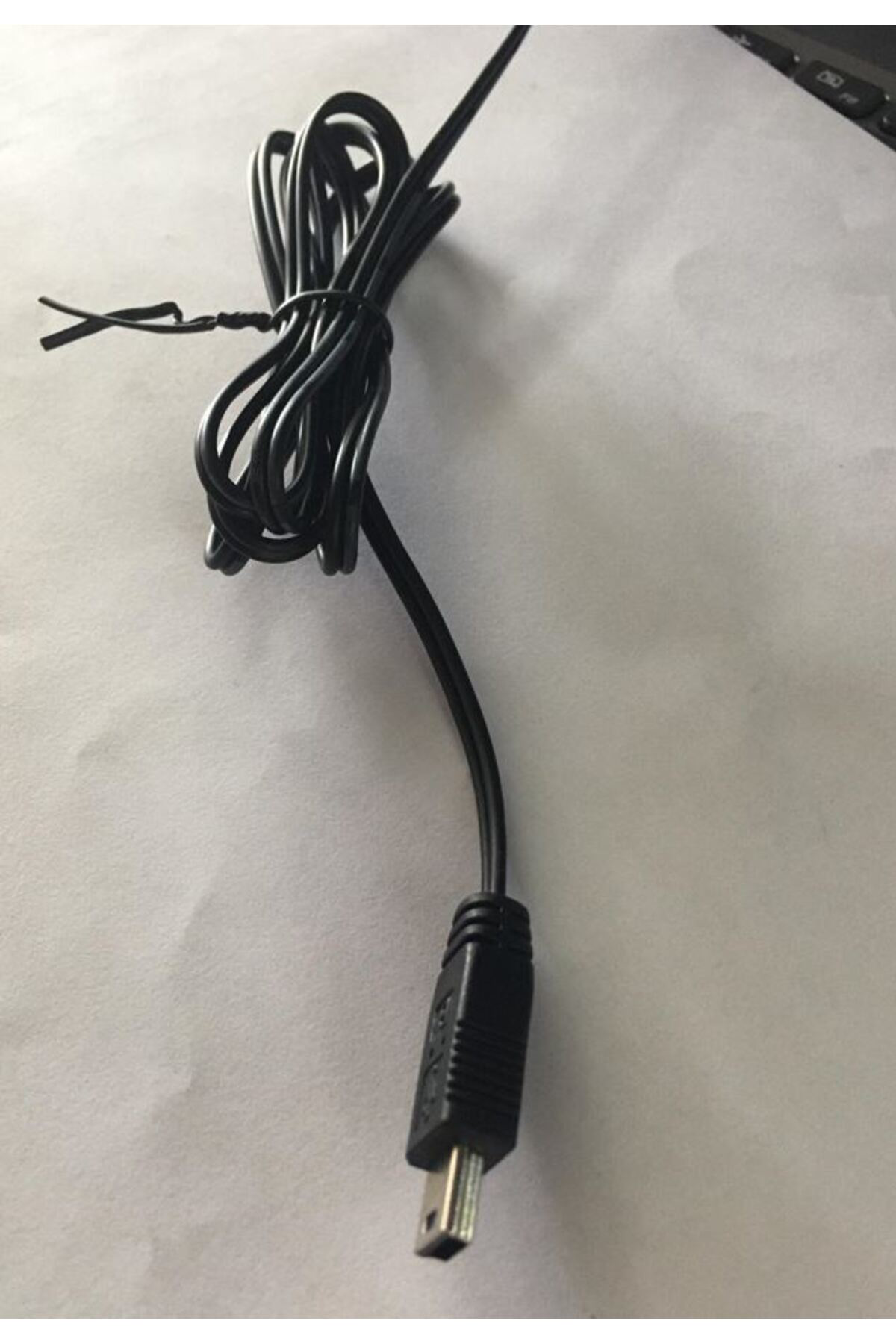 Yerli Üretim 1.2 Metre 18/0.10bs*2f Mini Usb Yedek Adaptör Kablosu (4234)